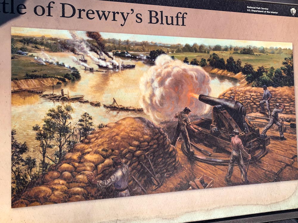 Иллюстрация битвы Гражданской войны США 