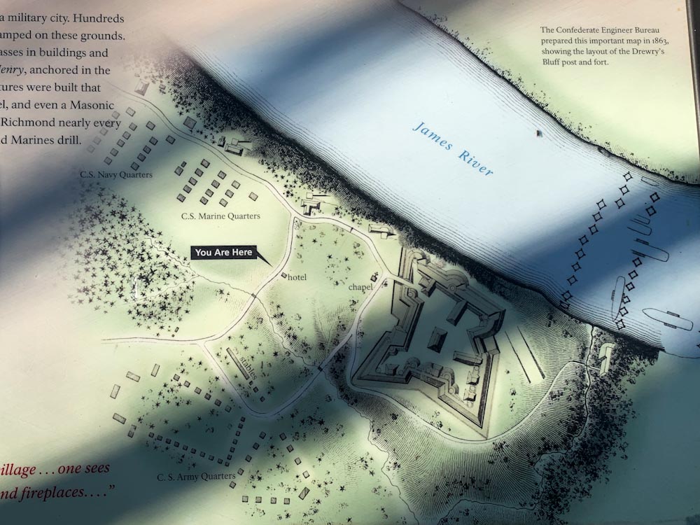 Plan of Drewry's Bluff